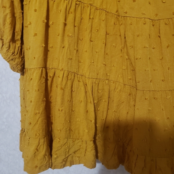 Urban Outfitters Mustard Yellow Long Sleeve Sundress..size:M - Picture 9 of 14